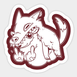 Wolf?! Sticker